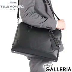 ペッレモルビダ ビジネスバッグ メンズ レディース 本革 PELLE MORBIDA A4 自立 2WAY 通勤 ブリーフケース MB075 BLACK