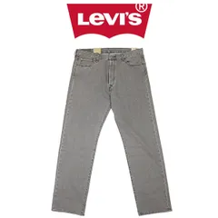Levi's (リーバイス) ORIGINAL 501-3673 オリジナルフィット ストレッチデニム ストレートレッグ ジーンズ 全3色 LV036 グレーブラック 34インチ