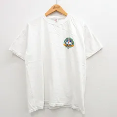 XL/古着 フルーツオブザルーム 半袖 ビンテージ Tシャツ メンズ 00s オリンピック 聖火 コットン クルーネック 白 ホワイト 24may18 中古