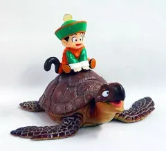 【中古】トレーディングフィギュア 孫悟飯＆海亀(リニューアルカラーver.) 「HG ドラゴンボールZ 地球を賭けた超絶激闘編」
