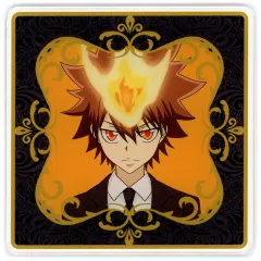 【中古】コースター 沢田綱吉 アクリルコースター 「DRAW!DRAW!×くじメイト 家庭教師ヒットマンREBORN! 描き下ろし 玉座ver. オンラインくじ」 D-1賞