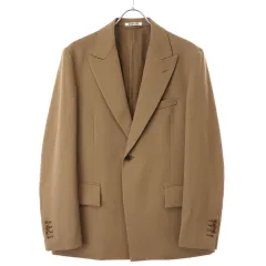 AURALEE オーラリー 22SS LIGHT WOOL MAX GABARDINE JACKE ライトウールマックスギャバジンジャケット A22SJ01MG ブラウン 3のサムネイル