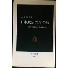 日本政治の対立軸: 93年以降の政界再編の中で (中公新書 1501