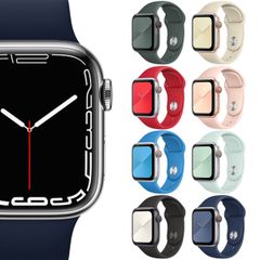 Apple Watch シリコンベルト 38/40/41 アップルウォッチ シンプル 使いやすい サラサラ素材 着け心地 抜群  カジュアル 仕事用 お出かけにも 肌馴染み 在庫限り マリンレジャー