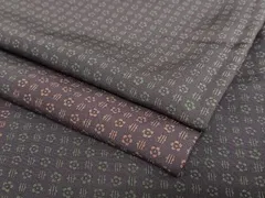 平和屋着物●上質な小紋　型染め　小花尽くし　正絹　逸品　AABA0429zg