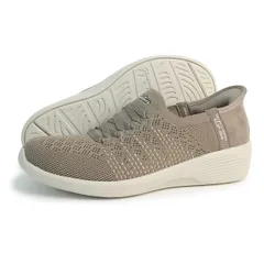 【新品】SKECHERS スケッチャーズ スニーカー レディース スリップインズ スリッポン アーリア スウィフトリー 158918 DKTP グレー ARYA-SWIFTLY