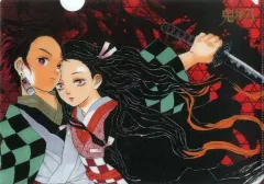 【中古】クリアファイル 炭治郎＆禰豆子/集合 A4クリアファイル 「鬼滅の刃」 ジャンプフェスタ2017グッズ