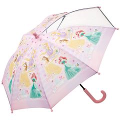 [신품·무료우송]디즈니 프린세스 어린이용 우산 손 열 투명 창 첨부 40cm UB40