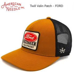 キャップ AMERICAN NEEDLE アメリカンニードル  Twill Valin Patch - FORD 1918年に創業のアメリカの老舗キャップブランド  フォード アメ車 メッシュキャップ スナップバック
