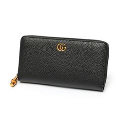 GUCCI バンブー ラウンドファスナー長財布 739499 黒 78 - メルカリ
