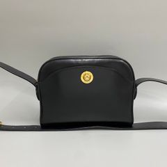 美品 保存袋付 CELINE セリーヌ スターボール ロゴ 金具 カーフ