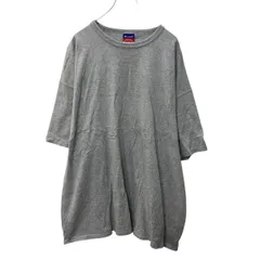 Champion 半袖 無地Tシャツ 3XL グレー チャンピオン ビッグサイズ 袖ロゴ ヘビィウエイト 古着卸 アメリカ仕入 a704-5538