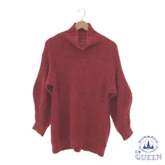 【訳アリ】 Luftrobe ルフトローブ トップス ニット 長袖 タートルネック レディース レッド 38 901-4965 送料無料 古着