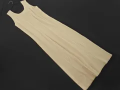 AZUL BY MOUSSY アズールバイマウジー ノースリーブ マキシ ニット ワンピース sizeM/ライトベージュ ■◆ レディース