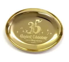 【中古】雑貨 ロゴ アクセサリートレー 「東京ディズニーリゾート35周年 Happiest Celebration」 東京ディズニーリゾート限定