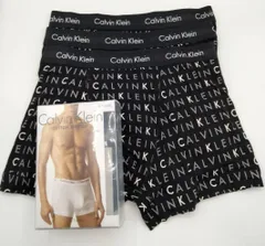 Calvin Klein(カルバンクライン)  コットンストレッチ ボクサーパンツ ブラック 3枚組 メンズボクサーパンツ 男性下着 U2662