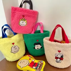 スヌーピー SNOOPY バッグ グッズ ミニトートバッグ トートバッグ レディース おしゃれ 小さめ もこもこ 秋冬バッグ 可愛い