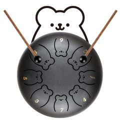 ヨガ 禅 瞑想 音楽教育 音楽療法 楽器 ハンドパン子供 多用途 キャリーバッグ付き ワイピングクロス ギフト用 音符ステッカー 指パッド ドラムスティック 音楽ブック 打楽器 ハンドパンドラム ノートスチール CY0359 スチールタンドラム ストレス軽減