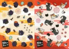 【中古】クリアファイル ヒナガラス＆音駒ネコ A4クリアファイルセット(2枚組) 「アニくじ ハイキュー!! ライバル参戦!!真夏の縁日バトル!! 第2弾」 E-4賞