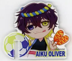 【中古】マーカー・タグ オリヴァ・愛空 デフォルメグラスマーカー 「ブルーロック×NATSLIVE CAFE 青醒祭vol.2」