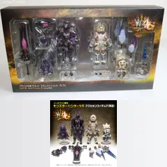 イーカプコン限定 カプコンフィギュアビルダー フル可動CFBアクションモデル 4体セット モンスターハンター4G 完成品 可動フィギュア カプコン