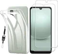 【2+1】AQUOS wish3 /SH-53D / A302SH 用の ガラスフィルム + ケース クリア【日本旭硝子素材採用】 用のフィルム 強化ガラス 保護フィルム 硬度9H 強化ガラス +カバー 透明 耐衝撃 薄型 軽量 擦り傷防止