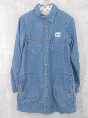 ◇ Lee × FREDY&GLOSTER リー ロゴ 長袖 デニム シャツ S ネイビー * 1002798820098 【中古】 【1002798820098】