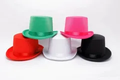 シルクハット （ブラック・レッド・グリーン・ピンク・ホワイト）