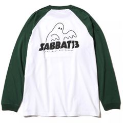 【SABBAT13】ロンT "SPOOK LOGO RAGLAN L/S T" / GREEN Lサイズ