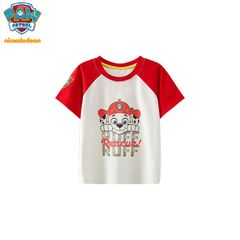 パウパトロール 夏大人気新作 超可愛い (Paw Patrol) 子供服 半袖Tシャツ トップス バイカラー 通学着 通園着