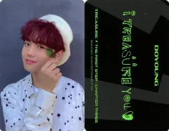 【中古】コレクションカード(男性) TREASURE/ドヨン/CD「THE FIRST STEP ： CHAPTER THREE」(BLACK Ver.)封入特典セルフィフォトカード