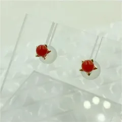 2023年最新】k18 本珊瑚 ピアスの人気アイテム - メルカリ