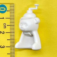 未塗装　くまちゃん　かき氷機　ドールハウスに　シルバニアに