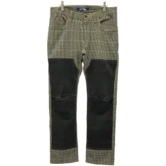 JUNYA WATANABE COMME des GARCONS MAN ジュンヤワタナベ コムデギャルソンマン 14AW コーデュロイダブルニーパッチチェックトラウザーズパンツ WN-P026 ベージュ系 Mのサムネイル