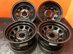 DAYTONA デイトナ 社外ホイール スチールホイール 15インチ 4本 7J/8J5HPCD114.3約+23/約-11 　(VHM730)
