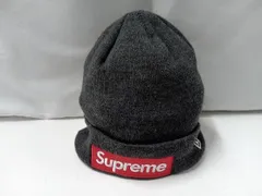 Supreme x New Era シュプリーム x ニューエラ Box Logo Beanie ニット帽 グレー 