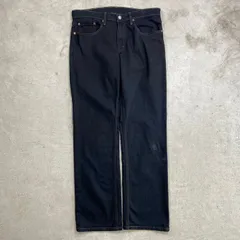 Levi's リーバイス 559 ブラックデニムパンツ リラックスストレート 後染め メンズW32 