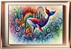 開運・風水・夫婦円満・邪気払い・ヒーリング・絵画風】✨鳳凰