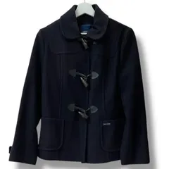 SAINT JAMES セントジェームス ショートダッフルコート メントルPコート ネイビー 紺色 サイズ36 XXS ベーシック シンプル ショートアウター ダッフルコート レディース 冬 ゴーゴー古着久喜倉庫店鴻224