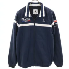 le coq sportif ルコックスポルティフ ゴルフ 中綿ジャケット LL ネイビー 2WAY メンズ 古着