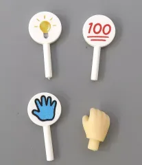 【中古】フィギュア ねんどろいど用 持ち手+札パーツB キャンペーンプレゼント品