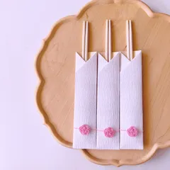 【送料無料】祝箸3膳セット（ピンク）