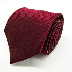 タケオキクチ ブランド ネクタイ シルク 無地ソリッド ストライプ柄 チェンジタイ PO メンズ レッド TAKEOKIKUCHI 【中古】