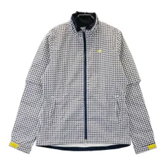 サイズ：L/G ADIDAS GOLF アディダスゴルフ  2WAY レインウェア セットアップ 千鳥柄 ホワイト系 [240101343697] ゴルフウェア レディース ストスト