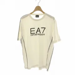 エンポリオアルマーニ EMPORIO ARMANI Tシャツ カットソー 半袖 ロゴ ライン XXL 白 黒 0S106 273068