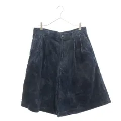 COMME des GARCONS SHIRT (コムデギャルソンシャツ) Corduroy Woven Shorts コーデュロイショートパンツ FL-P006 ネイビー ハーフパンツのサムネイル