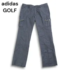 adidas GOLF アディダス ゴルフ 秋冬★ ウール カーゴ スラックス パンツ Sz.71 メンズ 灰 グレー