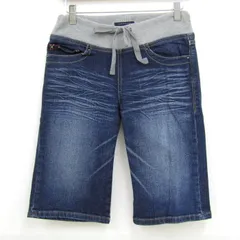 トミーヒルフィガー デニムパンツ ボトムス ハーフパンツ ジーンズ メンズ Sサイズ ブルー TOMMY HILFIGER 【中古】