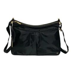 LESPORTSAC(レスポートサック) ショルダーバッグ - 黒×ゴールド