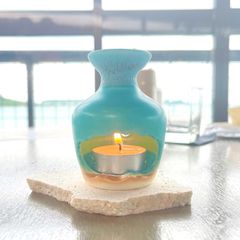海を感じるフランキンセンス専用香炉(うるま陶器)4種セットオマーン産